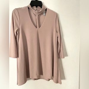 Joseph ribkoff tunic- dusty pink